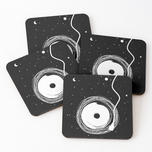 Item preview, Cosmic Vinyl Turntable – Minimalist Space Music Design designed and sold by TastefulDesigns.