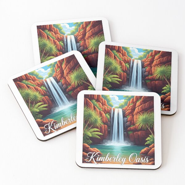 Item preview, Kimberley Oasis: A Vibrant and Refreshing Hidden Waterfall designed and sold by Digital Dreams Arts.