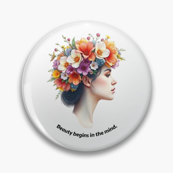 Item preview, Beauty begins in the mind designed and sold by Inspiration Cabin.