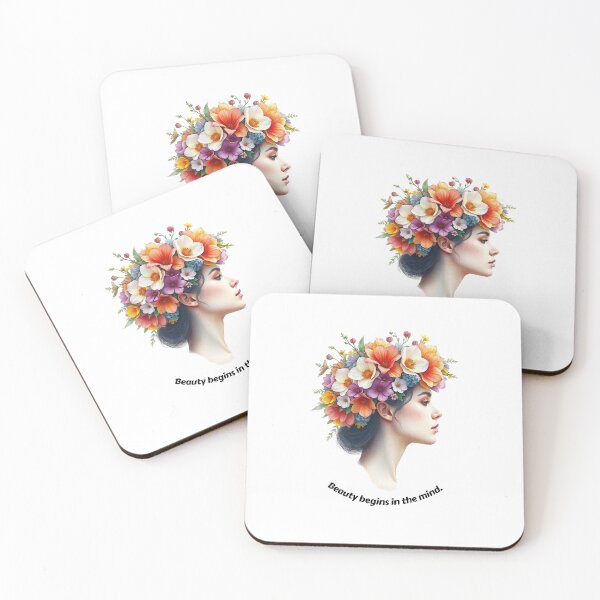 Item preview, Beauty begins in the mind designed and sold by Inspiration Cabin.