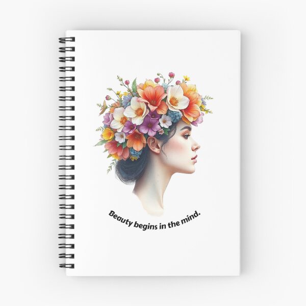 Item preview, Beauty begins in the mind designed and sold by Inspiration Cabin.