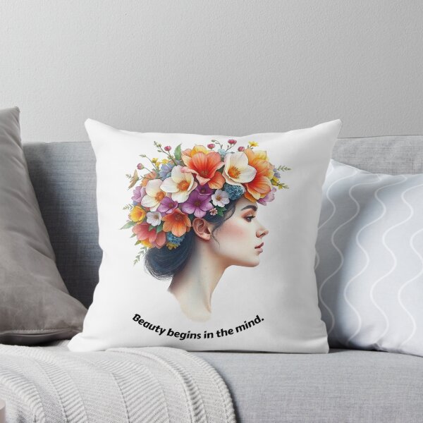 Item preview, Beauty begins in the mind designed and sold by Inspiration Cabin.