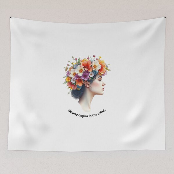 Item preview, Beauty begins in the mind designed and sold by Inspiration Cabin.