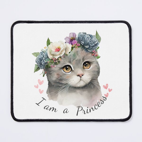 Item preview, I Am a Princess Cat Design – Cute & Royal Feline Art designed and sold by Merymer.