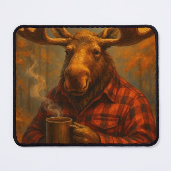 Item preview, Autumn Moose Coffee Break designed and sold by Zenvo.