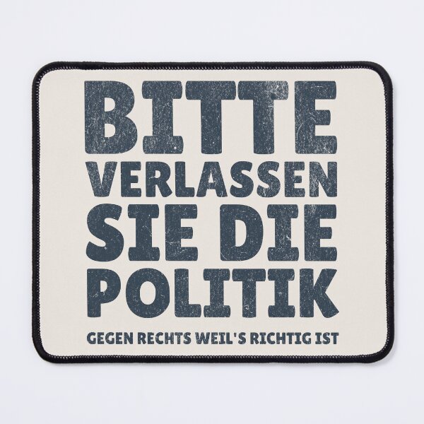 Item preview, Please leave politics – politically critical statement grunge designed and sold by VariousGoodies.