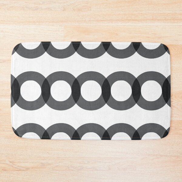 Item preview, FD 0002 A - Linked Loops - Bold Geometric Pattern designed and sold by o finding Studio.