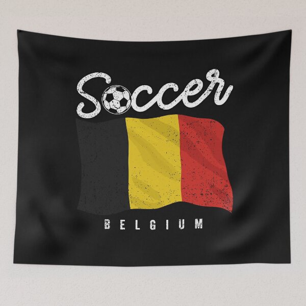 Item preview, SOCCER TEAMS BIG FLAG - BELGIUM - Fans and Teams for Men and Women T-shirt designed and sold by wallsandpatts.