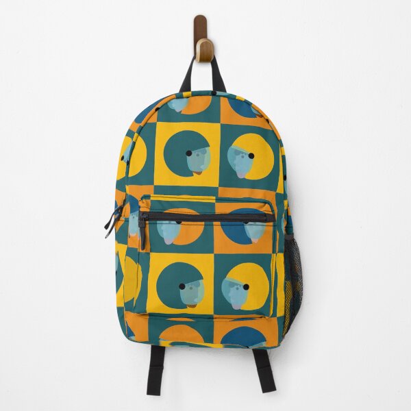 Item preview, Draw a picture of people's heads wearing helmets. with colorful squares alternating endlessly designed and sold by DMTJ.