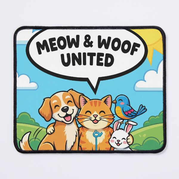 Item preview, Pawfect Harmony – Multi-Pet Friendship Design designed and sold by Katji01.