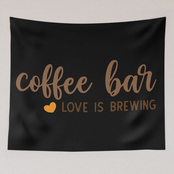 Item preview, Coffee Bar Love is Brewing designed and sold by MiniStudio.
