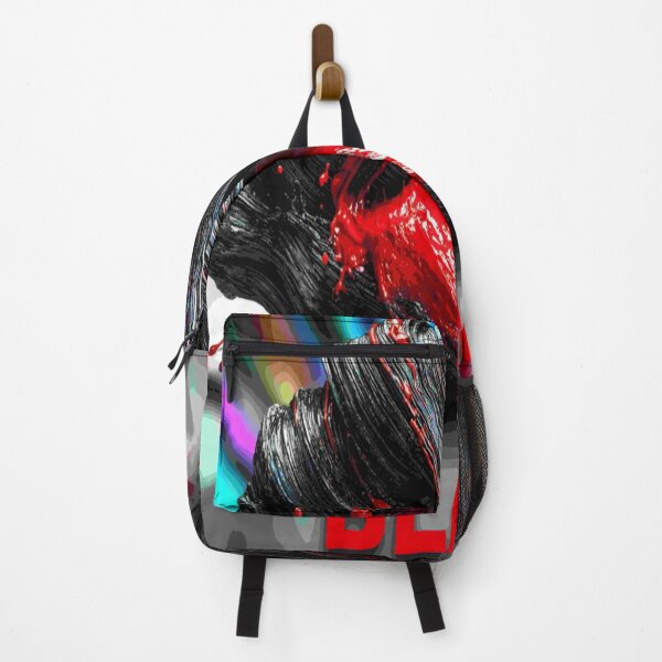 Item preview, Black Surge: Abstract Power in Red & Ebony designed and sold by Blackcanvas444.
