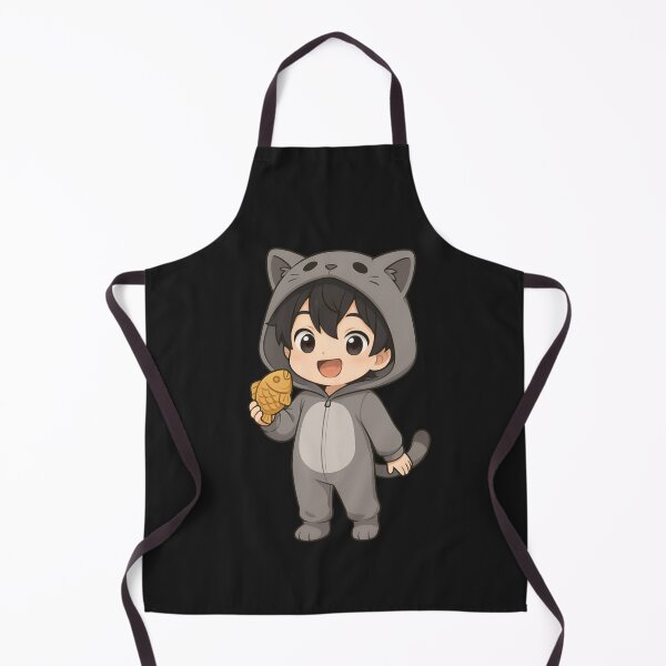 Item preview, Cat Onesie Boy – Cute Chibi Cat Costume Illustration designed and sold by ColorSplash123.