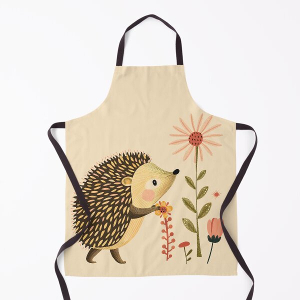Item preview, Scandinavian Folk Art, Floral Hedgehog  designed and sold by xiao xuans.