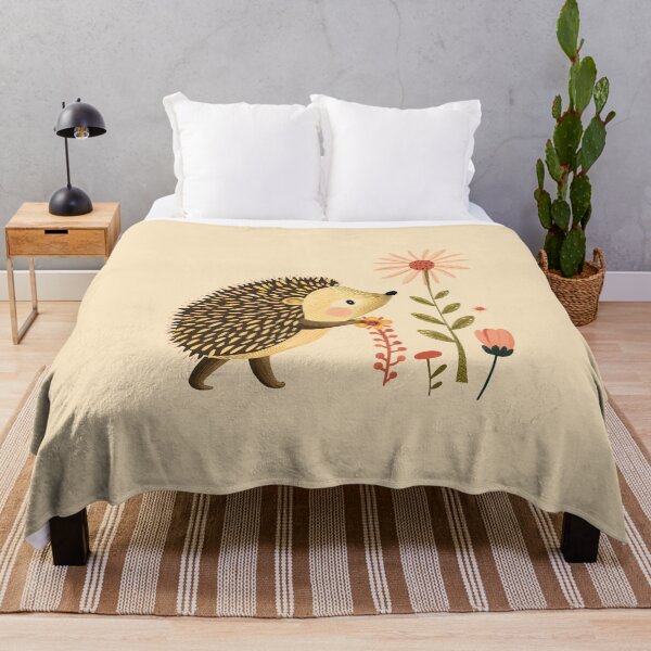 Item preview, Scandinavian Folk Art, Floral Hedgehog designed and sold by xiao xuans.