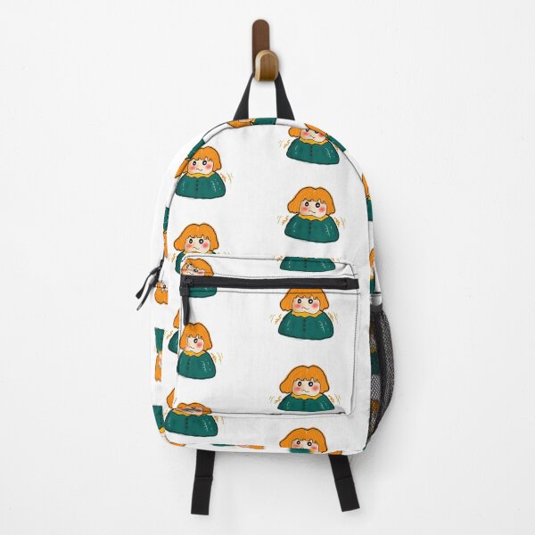 Item preview, cartoon winter blonde girl wearing a green coat. designed and sold by DMTJ.