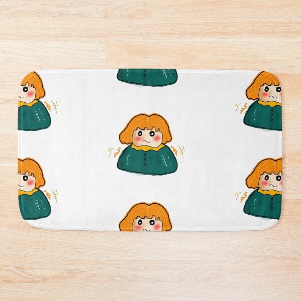 Item preview, cartoon winter blonde girl wearing a green coat. designed and sold by DMTJ.