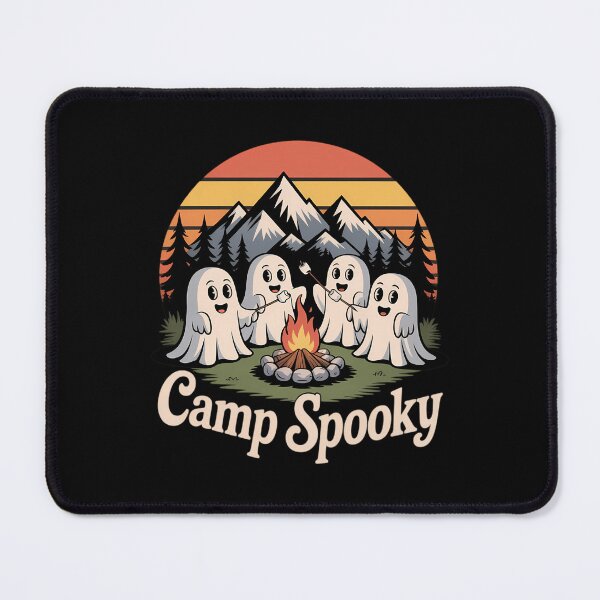 Item preview, Camp Spooky Summerween Summer Halloween Cute Ghost designed and sold by DoorwayThreads.