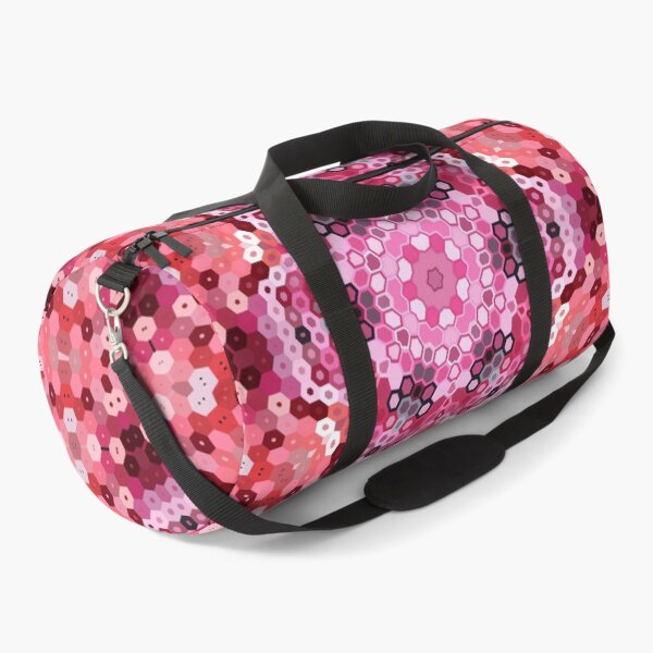 Item preview, Hex Mandala Pink Red and White designed and sold by WormholeOrbital.