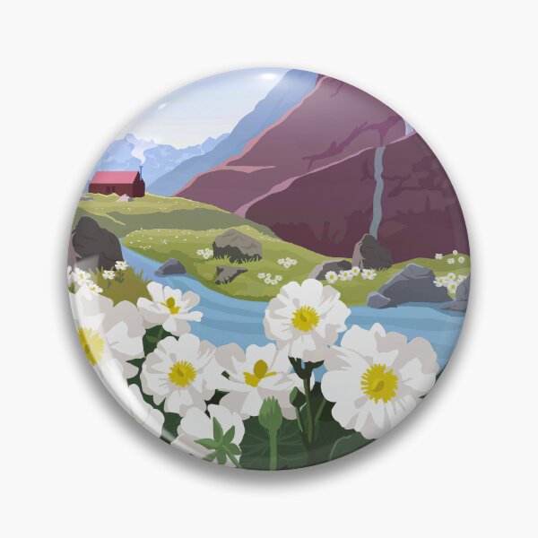 Artikelvorschau, Alpine Wildblumenhütte entworfen und verkauft von Roundspace3789.