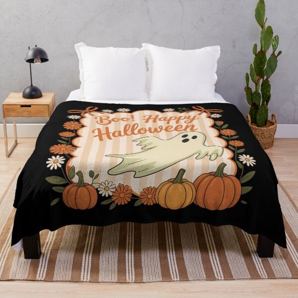 Item preview, Coquette Ghost Floral Girly Pumpkin Fall Halloween designed and sold by DoorwayThreads.