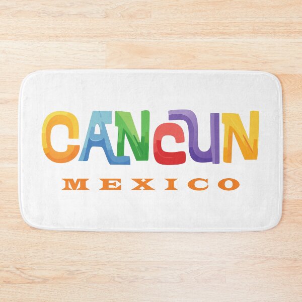 Item preview, Cancun Mexico Retro Tropical Typographic Design designed and sold by Futurebeachbum.