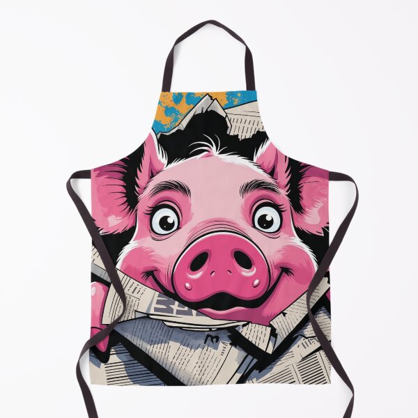 Item preview, Pig Snout Poking Through Newspaper designed and sold by 0606PM.