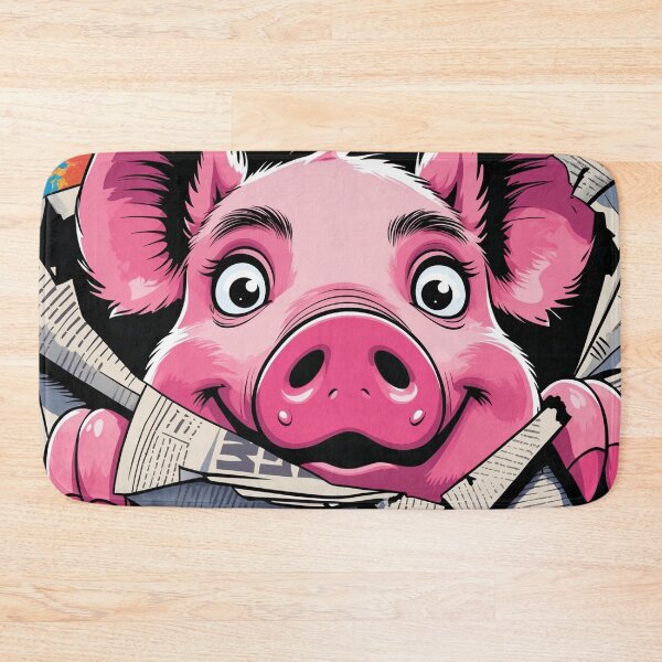 Item preview, Pig Snout Poking Through Newspaper designed and sold by 0606PM.