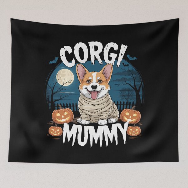 Item preview, Corgi Mummy Funny Halloween Costume Dog Owner Welsh Corgi designed and sold by DoorwayThreads.