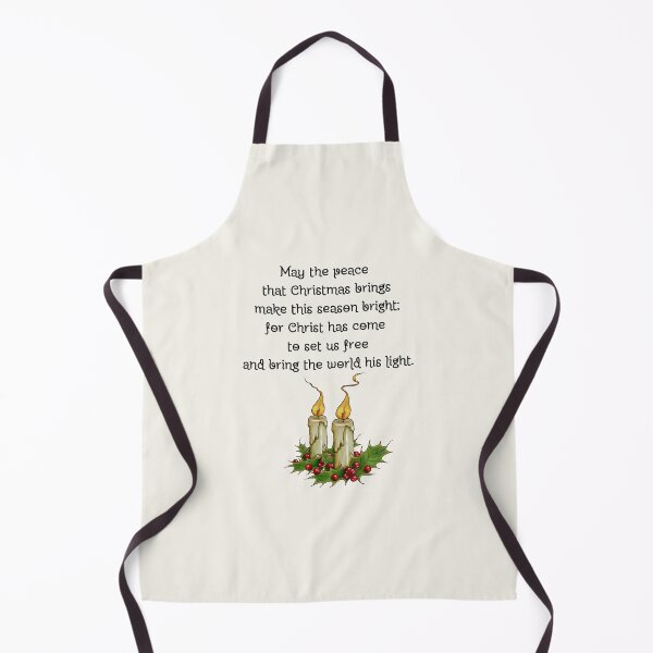 Item preview, Christmas Poem with Illustration of Burning Candles, Religious, Rhyming designed and sold by JoyfulWhimsy.
