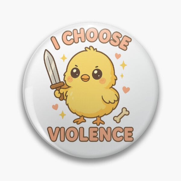 Item preview, I Choose Violence designed and sold by ResinandRelics.