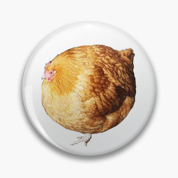 Item preview, Round chicken designed and sold by NaiSodokStyle.