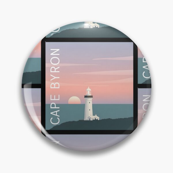 Item preview, Cape Byron Sunset: A Minimalist and Dreamy Pastel Artwork designed and sold by Digital Dreams Arts.