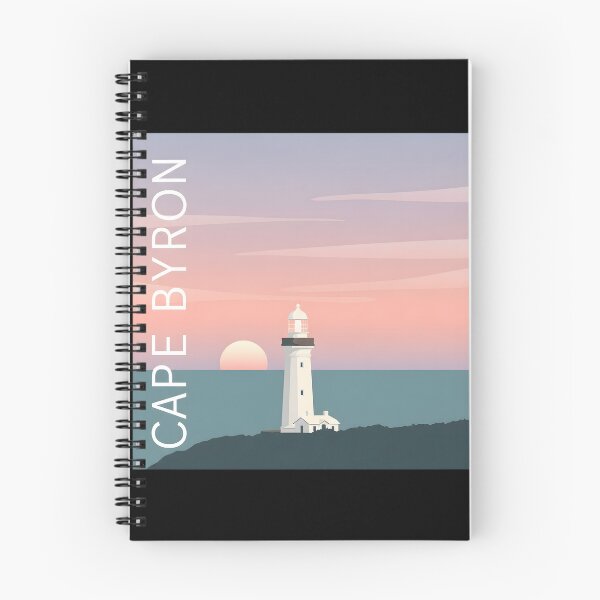 Item preview, Atardecer en Cape Byron: una obra de arte minimalista y ensoñadora en tonos pastel designed and sold by Digital Dreams Arts.