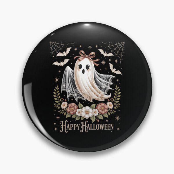Item preview, Cute Boujee Ghost In Lace & Floral Coquette Bow Halloween designed and sold by DoorwayThreads.
