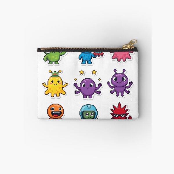 Item preview, Cute pixel alien stickers designed and sold by Tee645.