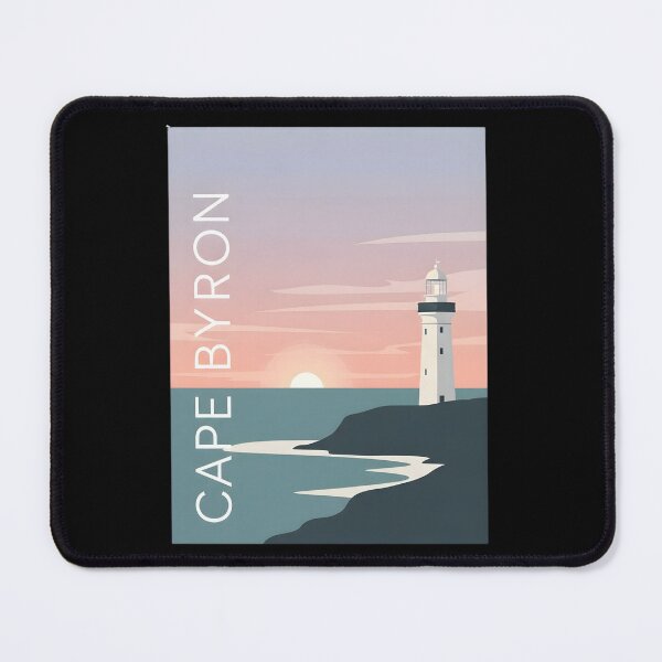 Item preview, A Modern Byron Vibe: An Elegant and Clean Lighthouse Print designed and sold by Digital Dreams Arts.