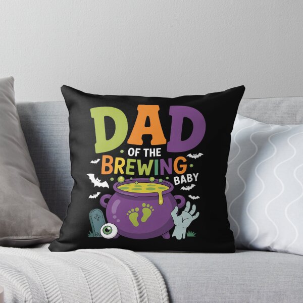 Item preview, Dad Of The Brewing Baby Witch Baby Shower Ghost Halloween designed and sold by DoorwayThreads.