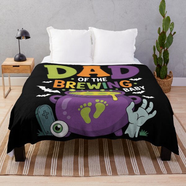 Item preview, Dad Of The Brewing Baby Witch Baby Shower Ghost Halloween designed and sold by DoorwayThreads.