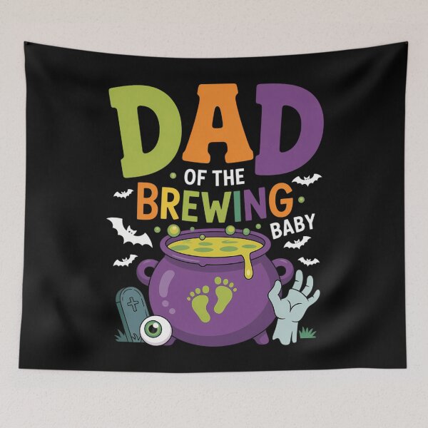 Artikelvorschau, Vater des Braubabys Hexe Babyparty Geist Halloween entworfen und verkauft von DoorwayThreads.