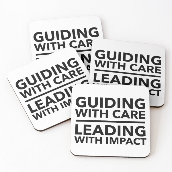 Item preview, Guiding with Care, Leading with Impact - Empowering Leadership Statement designed and sold by Soaring Eagle.