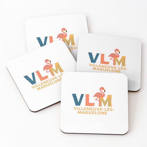Item preview, VLM – Villeneuve-lès-Maguelone logo with colored waves designed and sold by VilleneuveVLM.