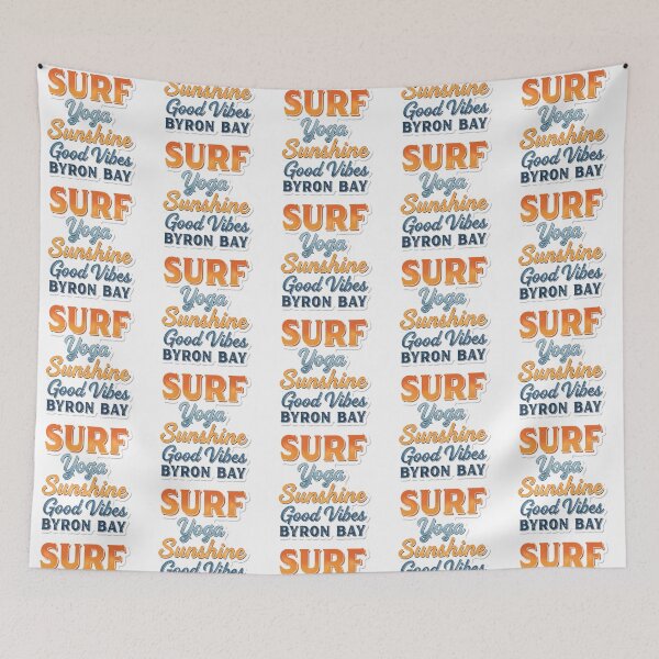 Item preview, The Byron Bay Lifestyle: A Cool and Expressive Typography Art designed and sold by Digital Dreams Arts.