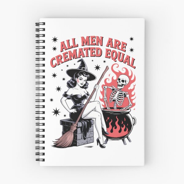 Item preview, Funny All Men Are Cremated Equal Halloween Witch designed and sold by DoorwayThreads.