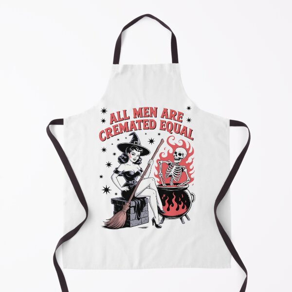 Item preview, Funny All Men Are Cremated Equal Halloween Witch designed and sold by DoorwayThreads.
