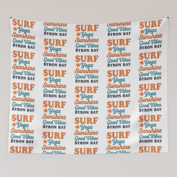 Item preview, The Byron Bay Lifestyle: Surf, Yoga, Sunshine, Good Vibes designed and sold by Digital Dreams Arts.