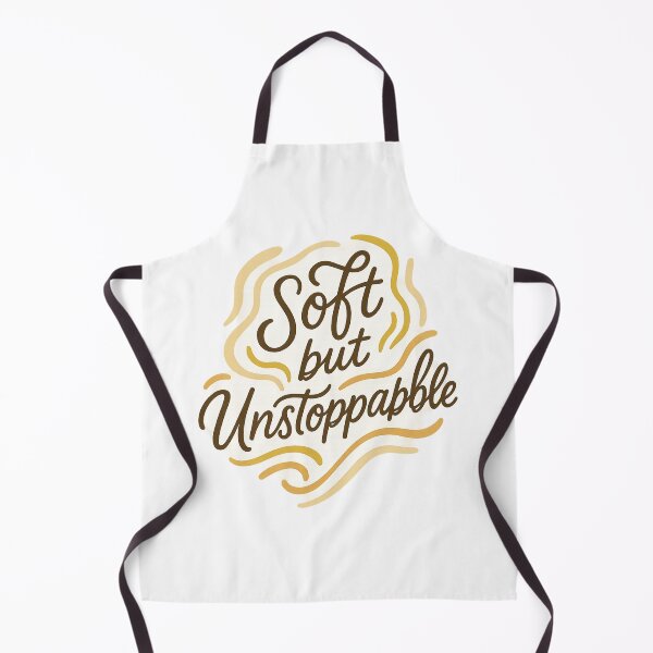 Item preview, Soft but Unstoppable – Hand-lettered Motivational Quote designed and sold by Bloom & Charm Studio.