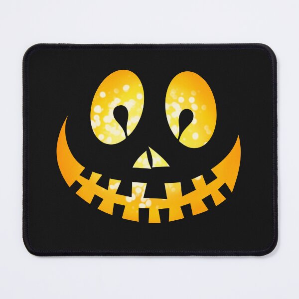 Item preview, Cheeky Jack-o’-Lantern Grin – Glowing Halloween Pumpkin Face designed and sold by BitterPillArt.