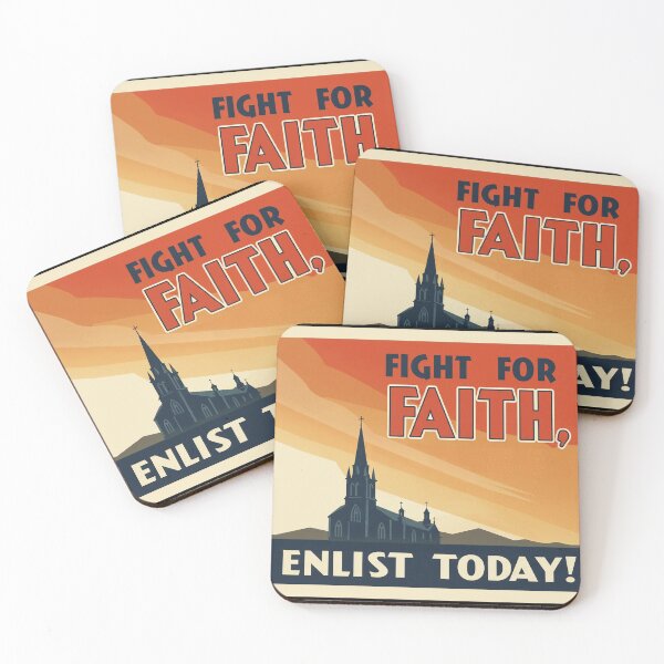 Item preview, Fight for faith, Enlist today designed and sold by GOD IS GOOD.