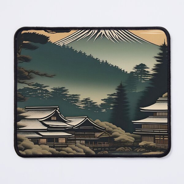 Item preview, Mount Fuji Sunrise – Japanese Wood Block Print Landscape designed and sold by Vandy Fullam.
